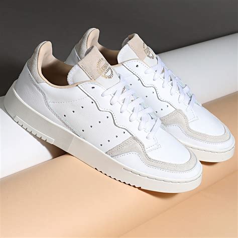 adidas Originals Supercourt sneakers in white 